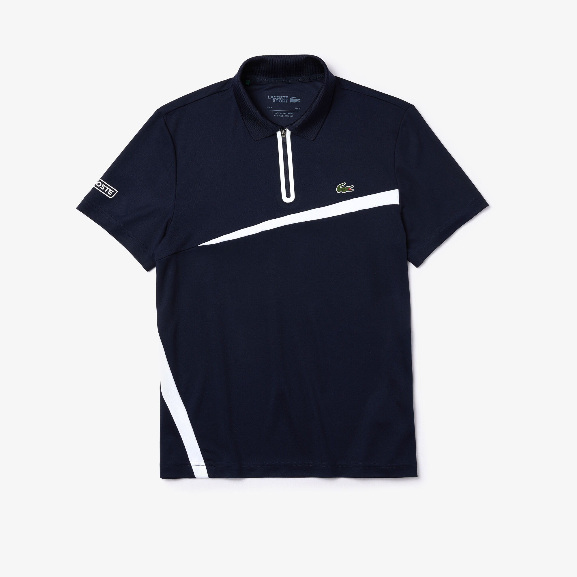 Men's Lacoste SPORT Paneled Breathable Piqué Tennis Polo Shirt