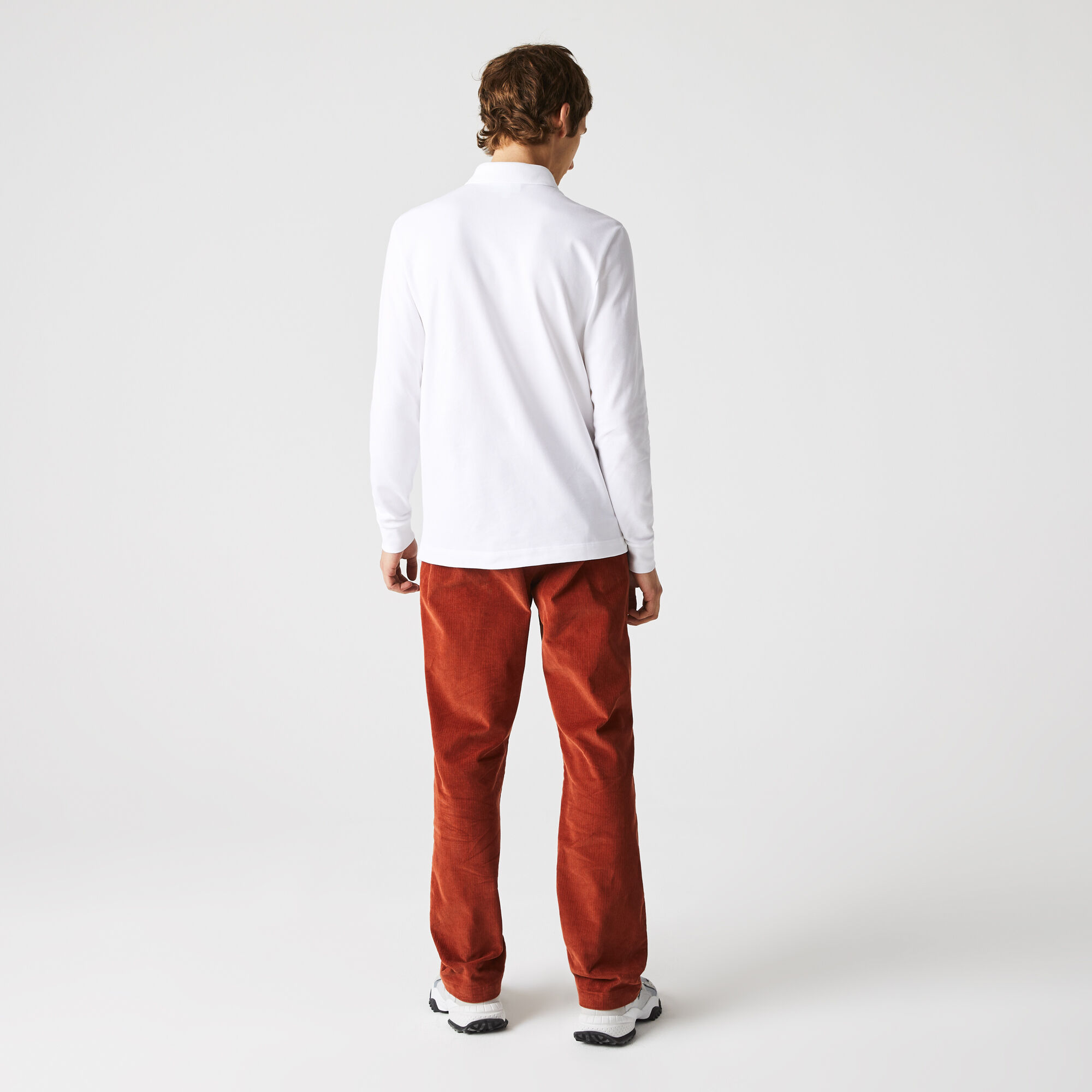 Men's Long-sleeve Lacoste Paris Classic Fit Polo Shirt Stretch