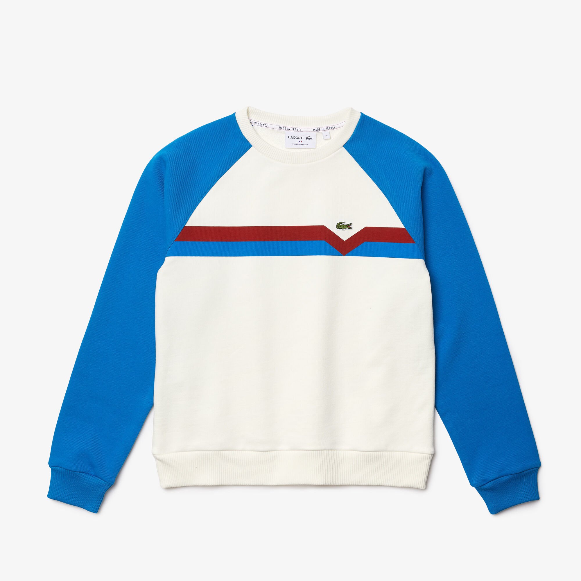 Women’s Made in France Colorblock Organic Cotton Sweater | Lacoste KW