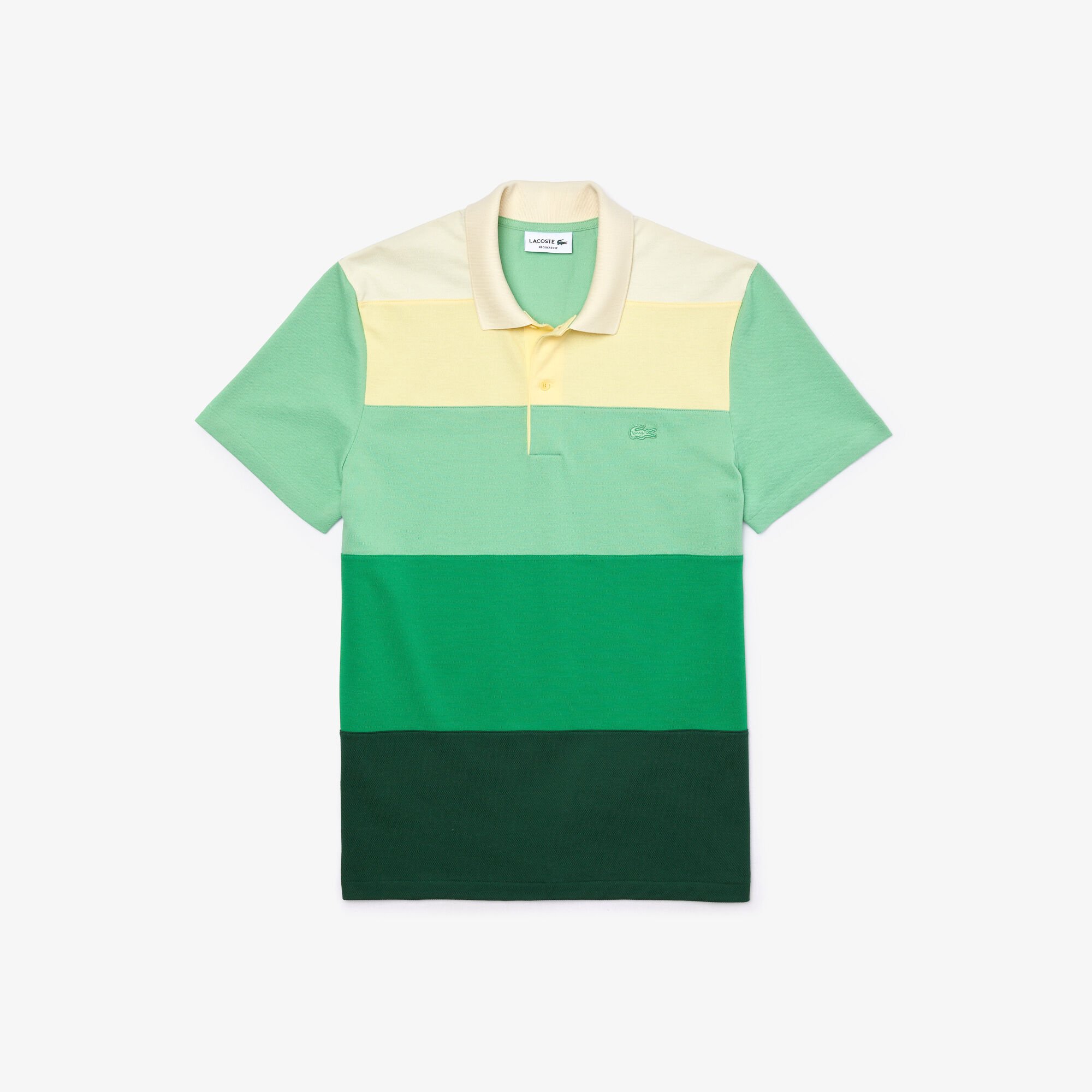 Men’s Lacoste Regular Fit Fresh Colorblock Cotton Piqué Polo