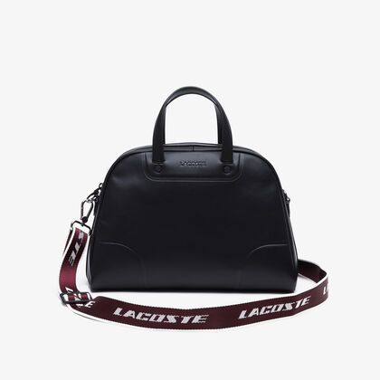 Women's Lacoste Branded Shoulder Strap Bowling Bag