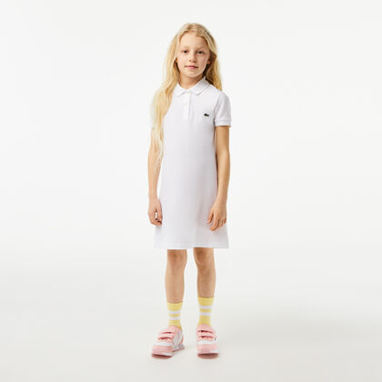 Girl's Polo-style Cotton Dress