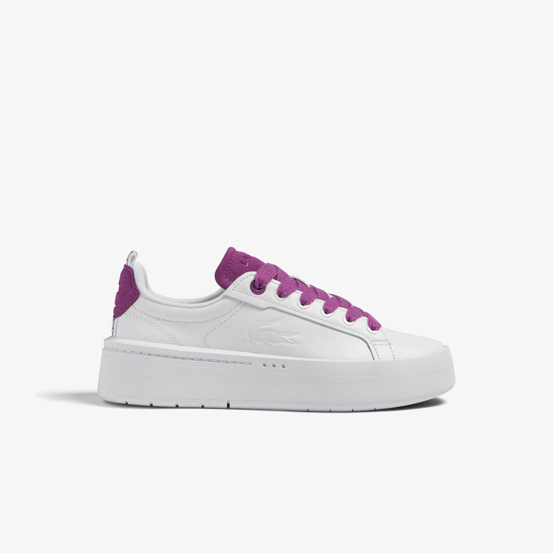 Women's Lacoste Carnaby Platform Leather Trainers