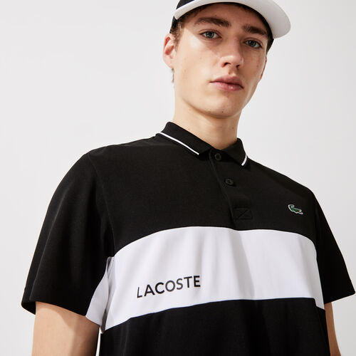 Men’s Lacoste Sport Colourblock Breathable Resistant Polo Shirt