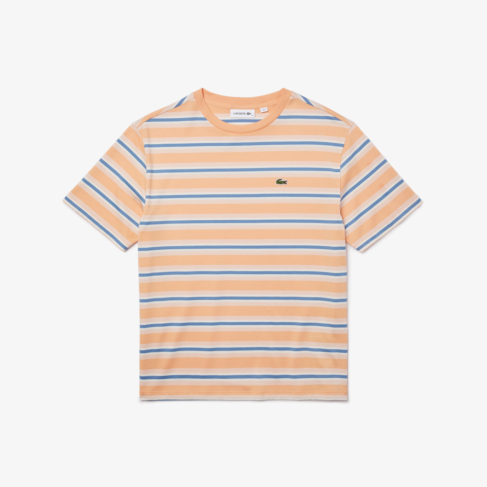 Women’s Crew Neck Striped Cotton T-shirt