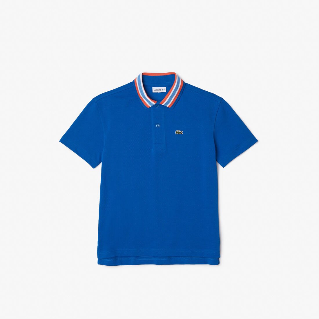 Boys’ Contrast Collar Branded Polo Shirt
