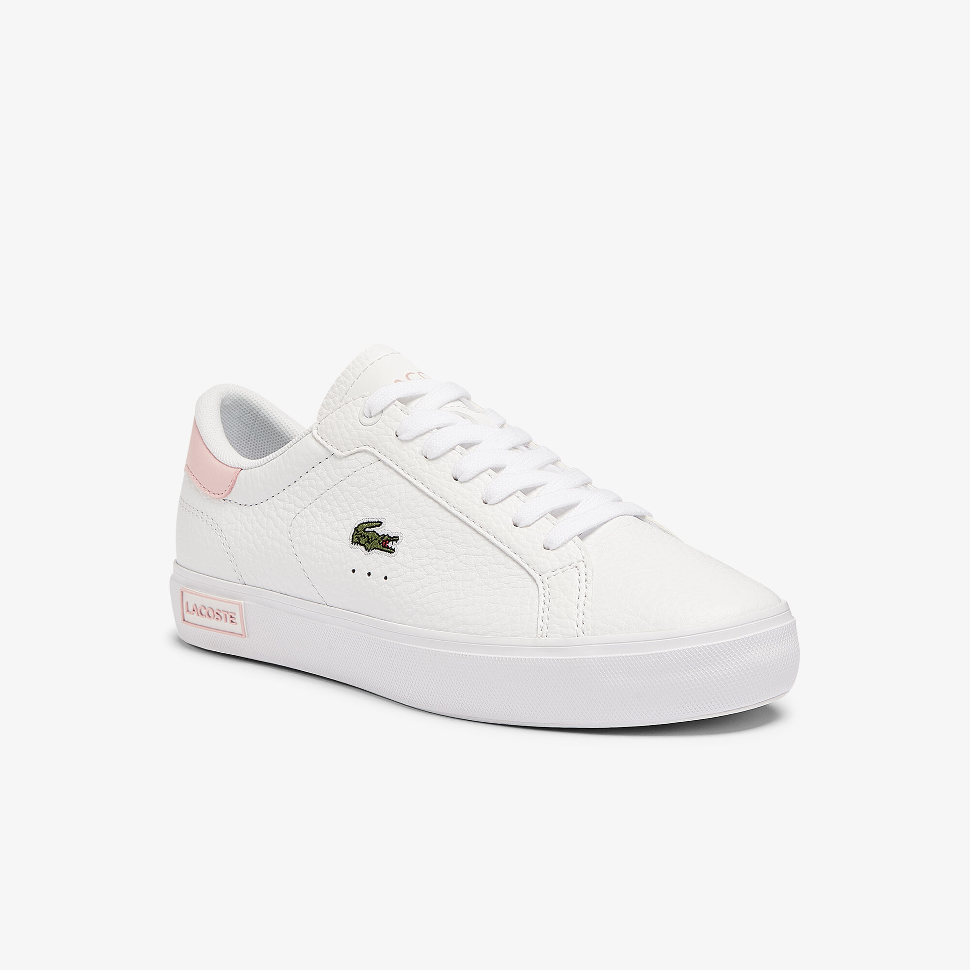 Women's Powercourt Leather and Synthetic Sneakers