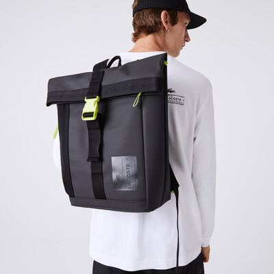 Men's Lacoste Signature Print Water-repellent Backpack