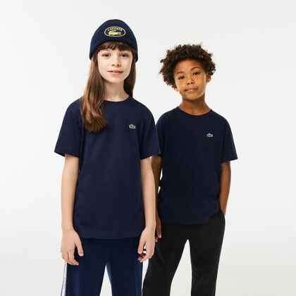 Kids' Crew Neck Cotton Jersey T-shirt