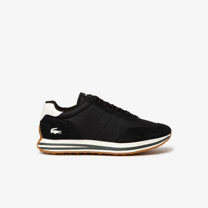 Men's Lacoste L-spin Leather Color Contrast Sneakers