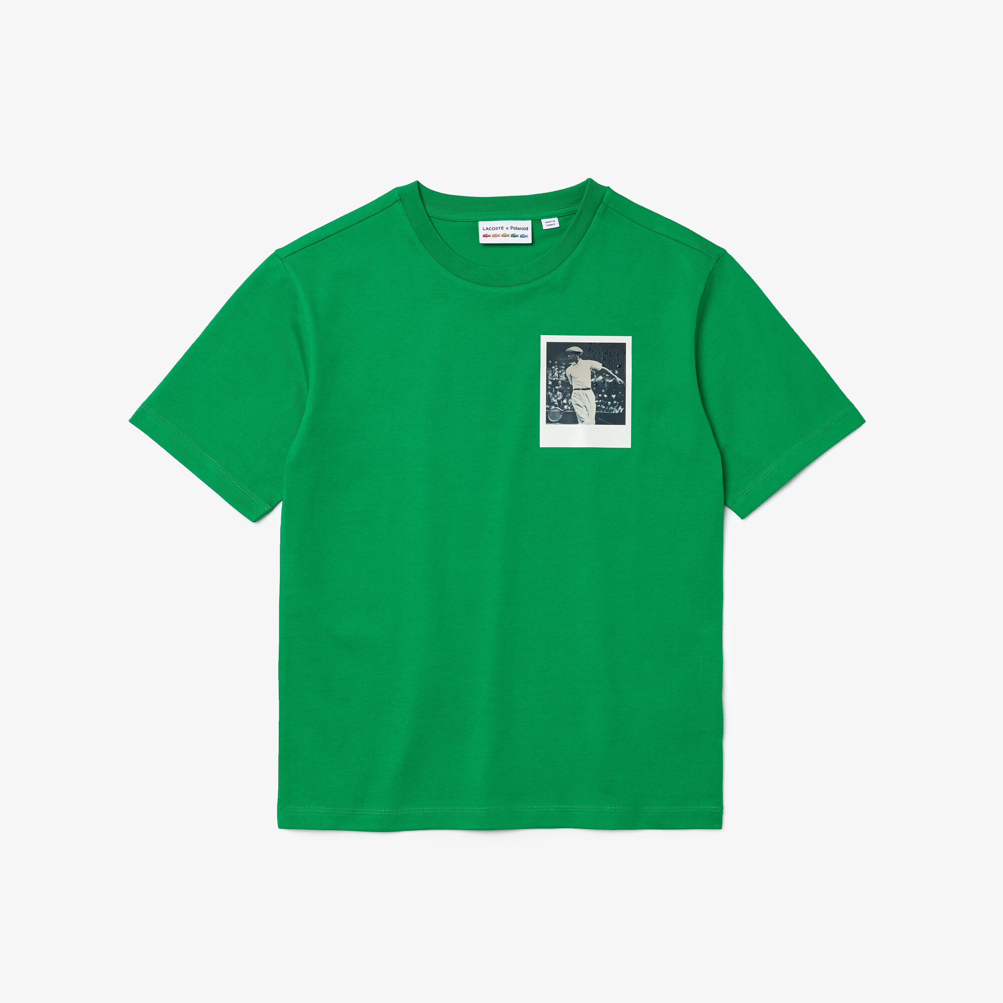 Women’s Crew Neck Polaroid Collaboration Print Cotton T-shirt