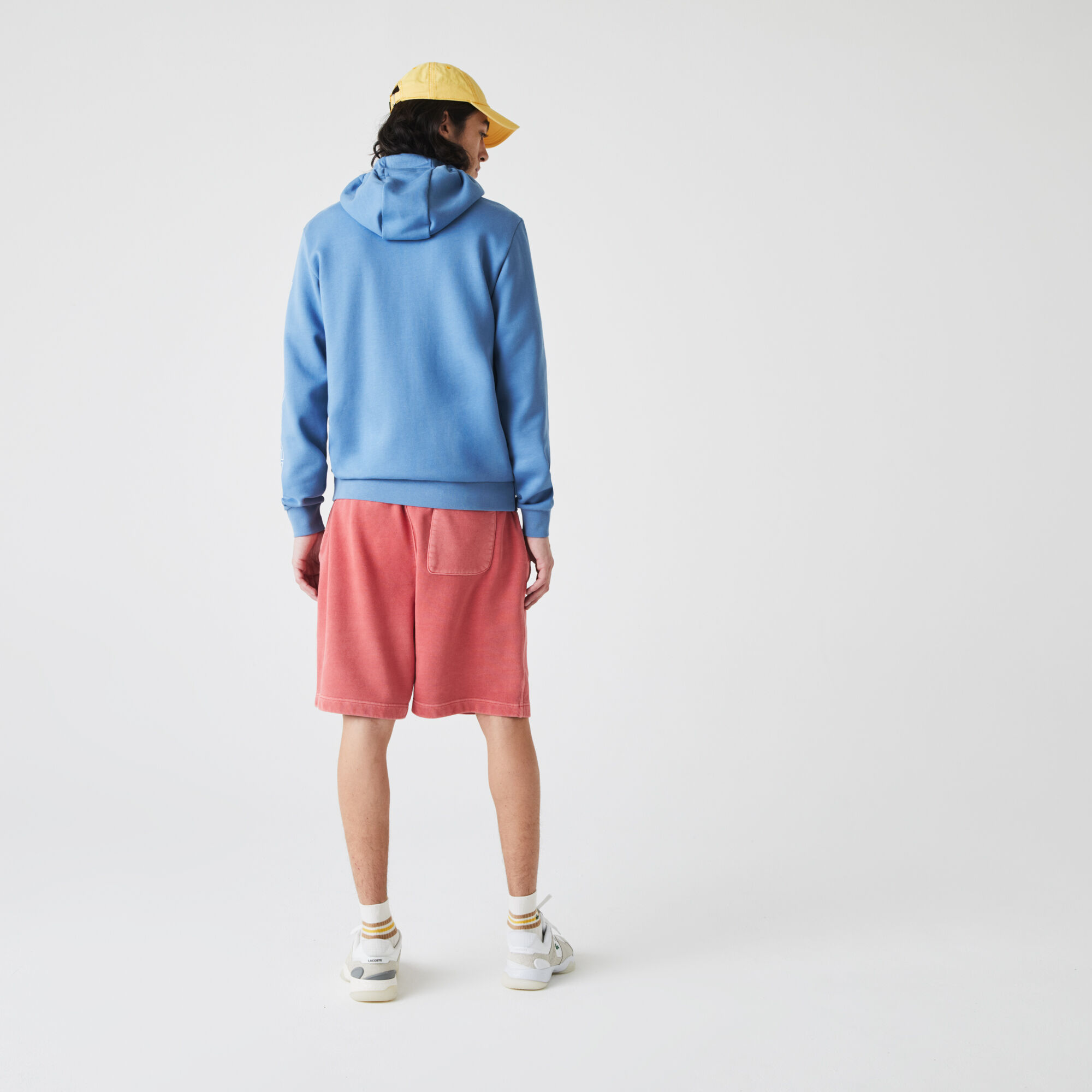 Men’s Hooded Colorblock Fleece Zip Sweatshirt