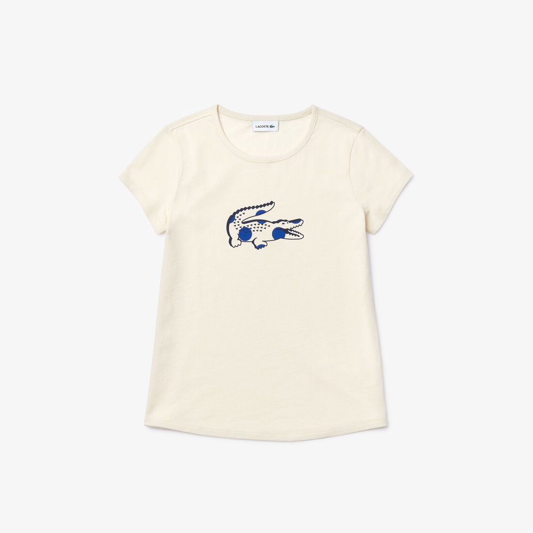 Girl’s Printed Cotton Crew Neck T-shirt