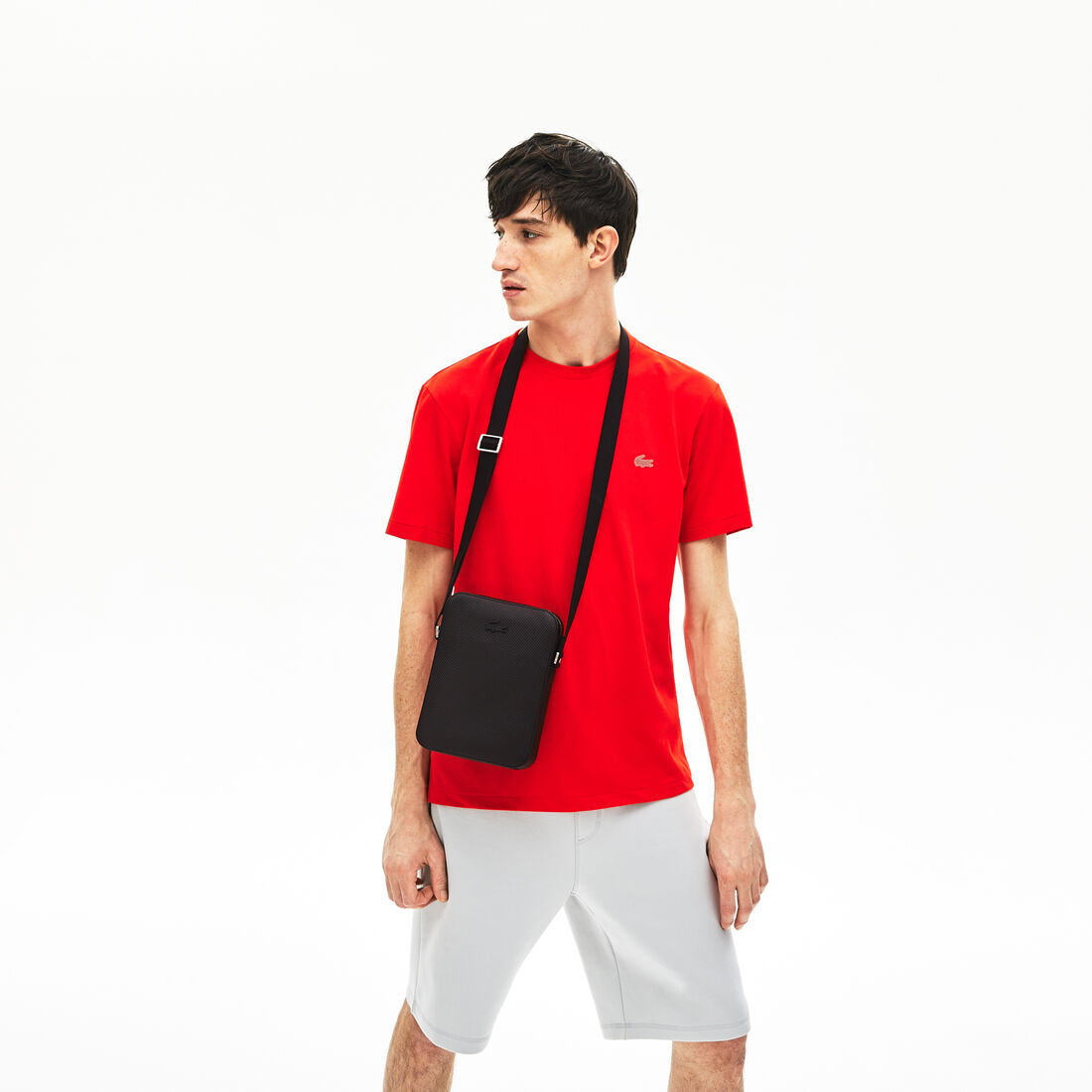 Men's Chantaco Soft Leather Vertical Zip Bag