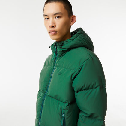 Men's Lacoste Quilted Water-repellent Short Jacket
