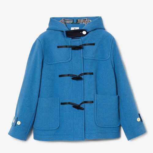 Women’s Lacoste L!ve Short Wool Blend Duffel Coat