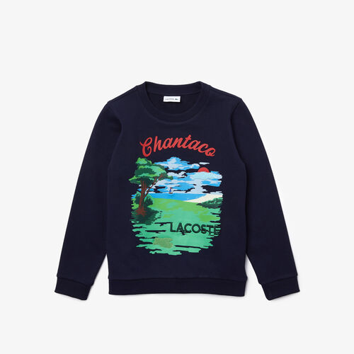 Boys’ Chantaco Print Fleece Sweatshirt