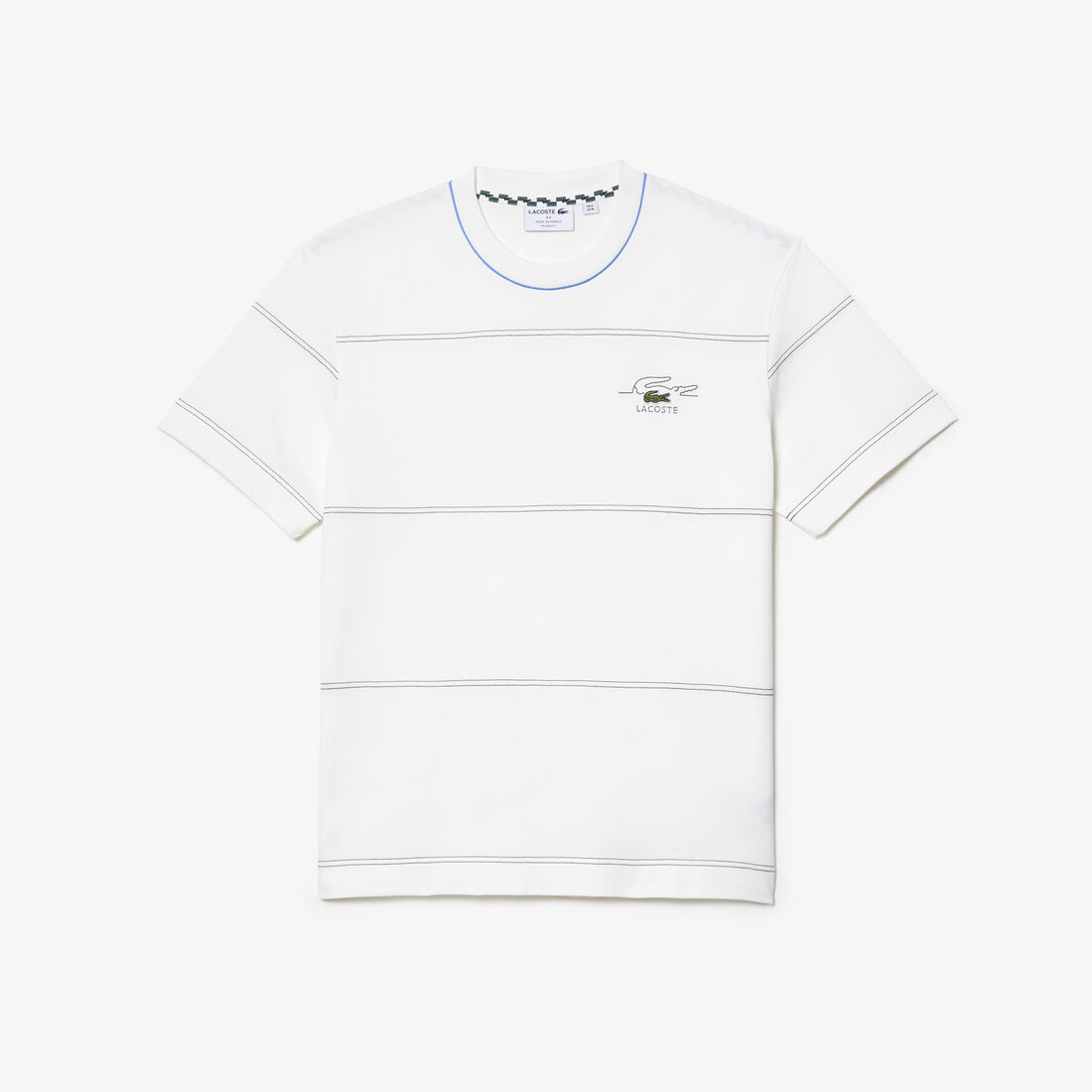 Men’s Lacoste Organic Cotton Jersey Stripe T-shirt