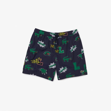 Men's Lacoste Holiday Mesh Lined Swimming Trunks