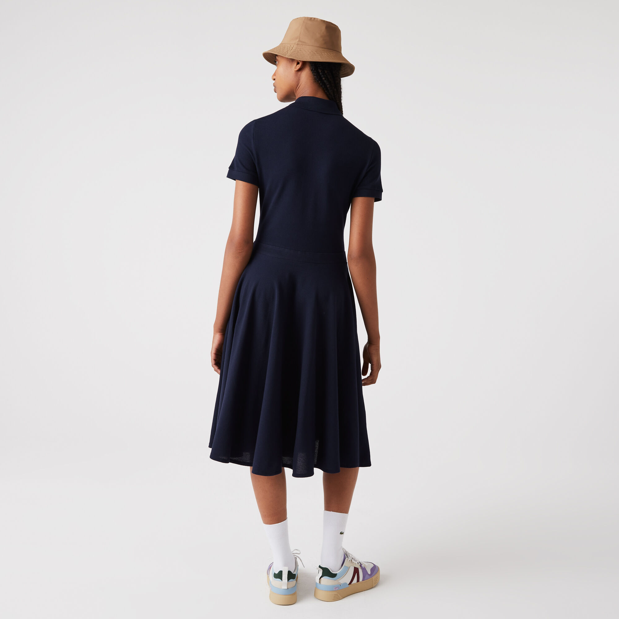 Women’s Fitted Cotton Piqué Polo Dress