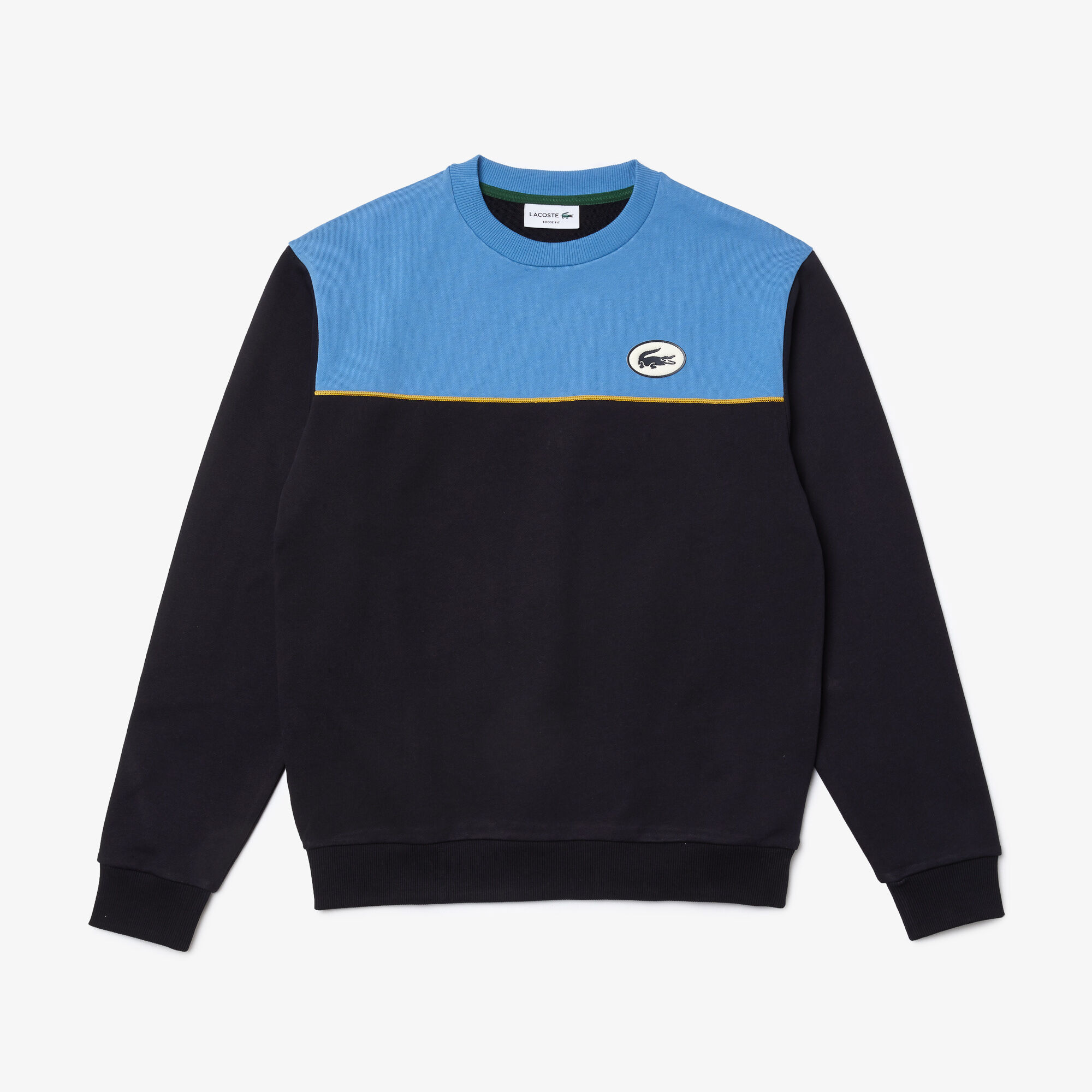 Men’s Heritage Badge Colorblock Cotton Fleece Sweatshirt