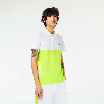 Men’s Lacoste Cotton Piqué Colourblock Polo Shirt
