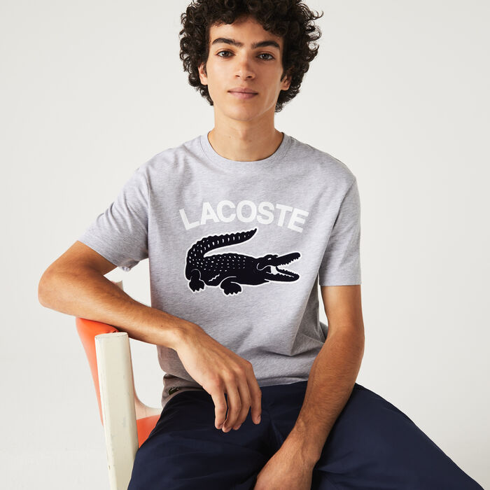 Buy Men's Lacoste Regular Fit XL Crocodile Print T-shirt
