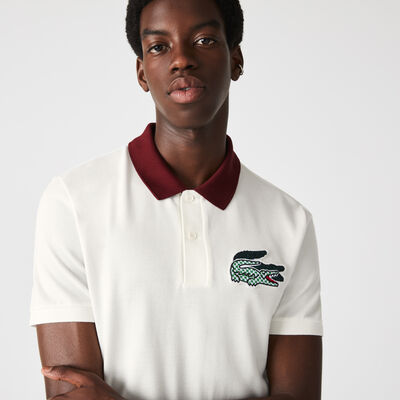 Men's Heritage Lacoste Slim Fit Crocodile Badge Cotton Piqué Polo Shirt