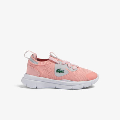 Infants' Lacoste Run Spin Knit Textile Trainers