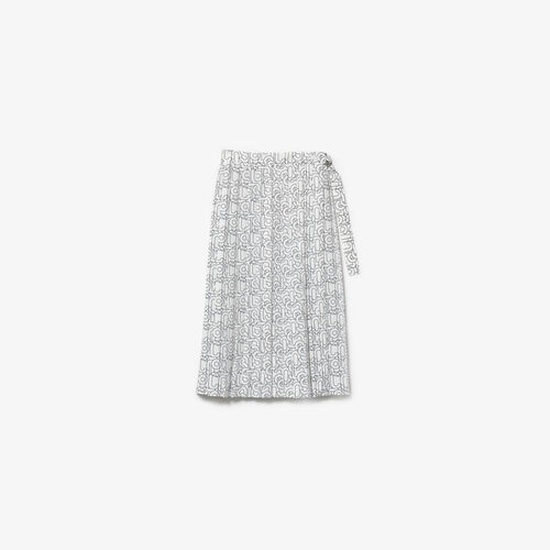 Women’s Lacoste Patterned Flowy Mid-length Pleated Skirt