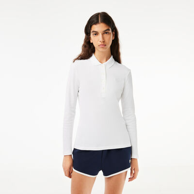 Women's Slim Fit Stretch Pique Lacoste Polo Shirt