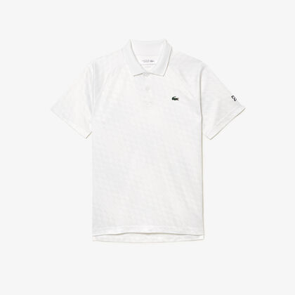 Men's Lacoste Tennis X Novak Djokovic Printed Polo Shirt