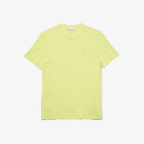 Men's Crew Neck Organic Cotton Piqué Blend T-shirt