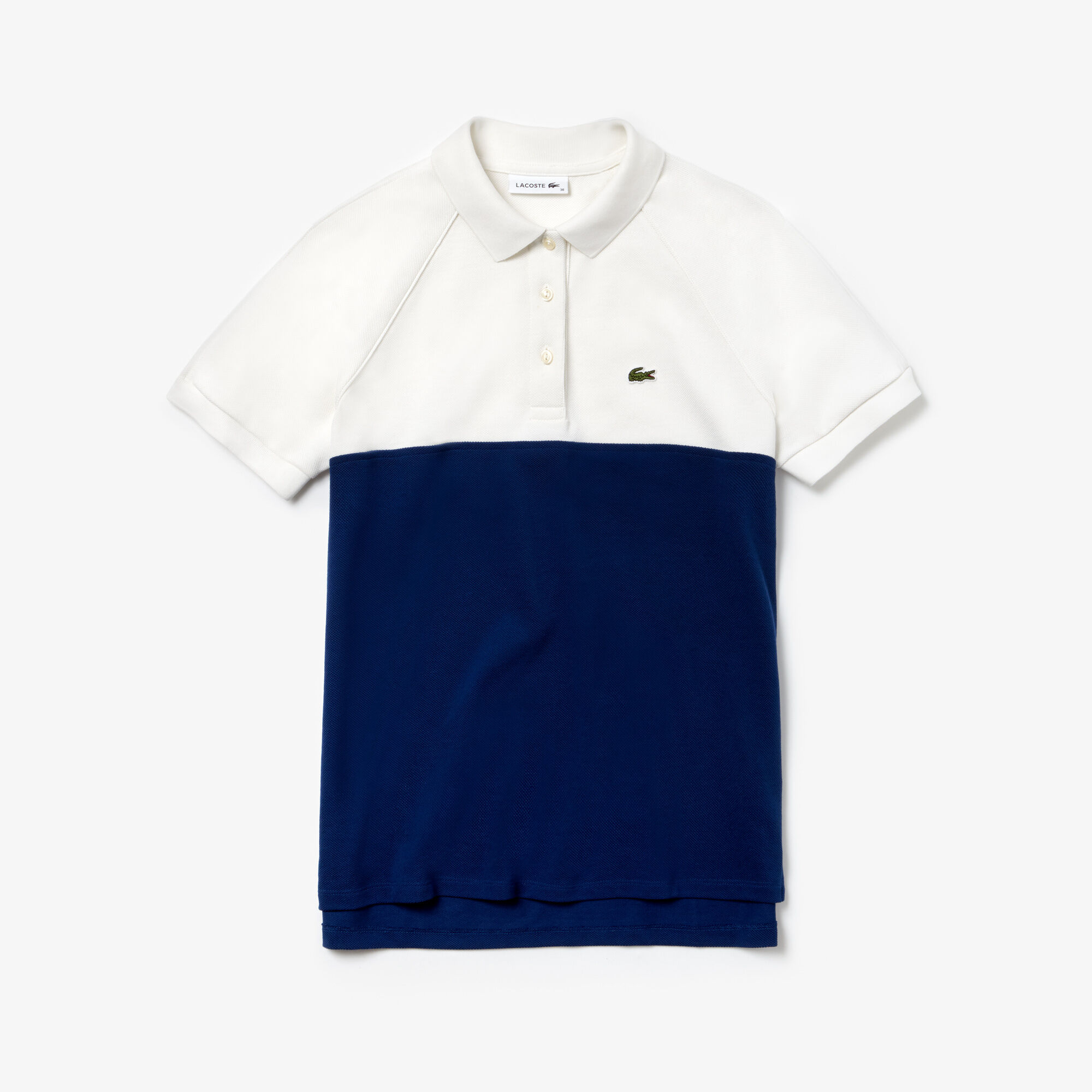 Women's Lacoste Classic Fit Colourblock Cotton Petit Piqué Polo Shirt