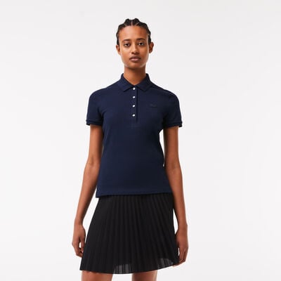 Women's Lacoste Slim Fit Stretch Cotton Piqué Polo Shirt